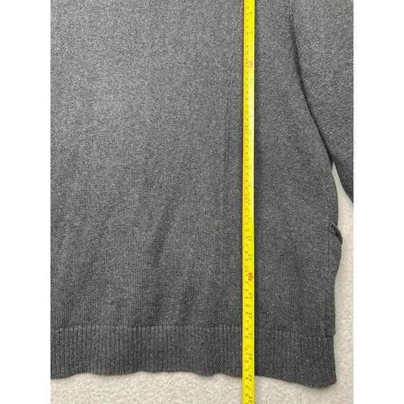 J.Jill V-Neck Button Front Cardigan Sweater XL Wool Cashmere Blend Grandma Core - Picture 5 of 9